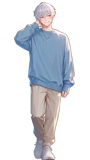 ナギ（照れ）